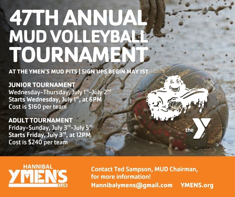 2026 YMen's Mud Volleyball social post